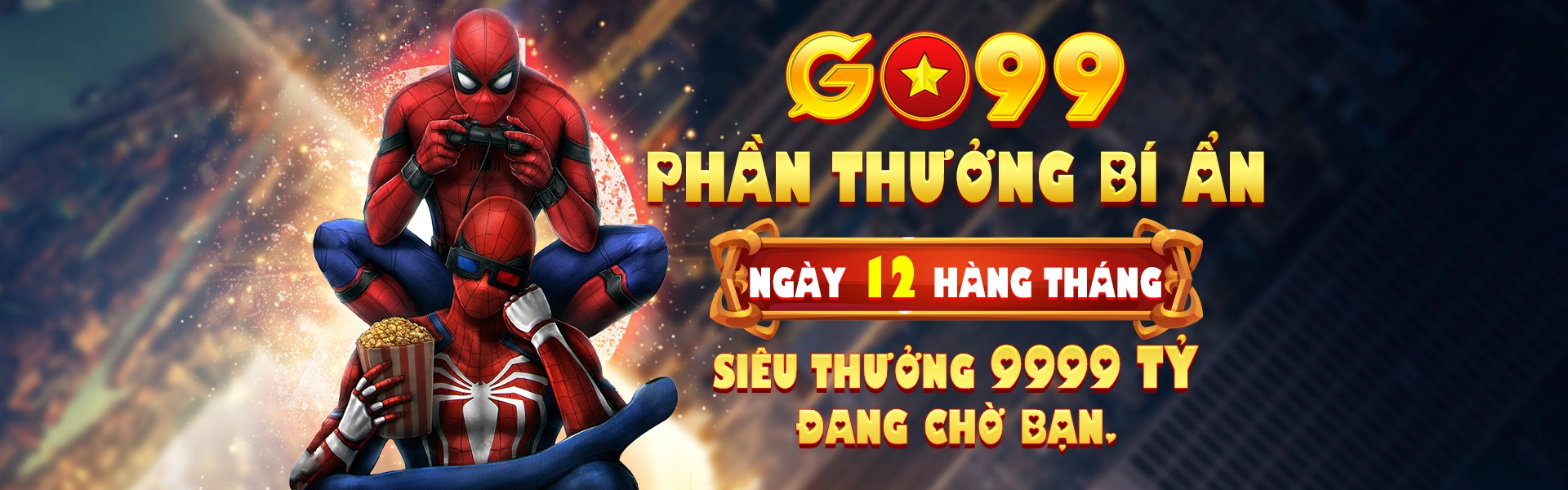 Banner nội dung giải trí trực tuyến GO99